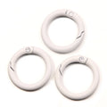 5-20pcs Colourful Spring O Rings Round Carabiner Key Ring