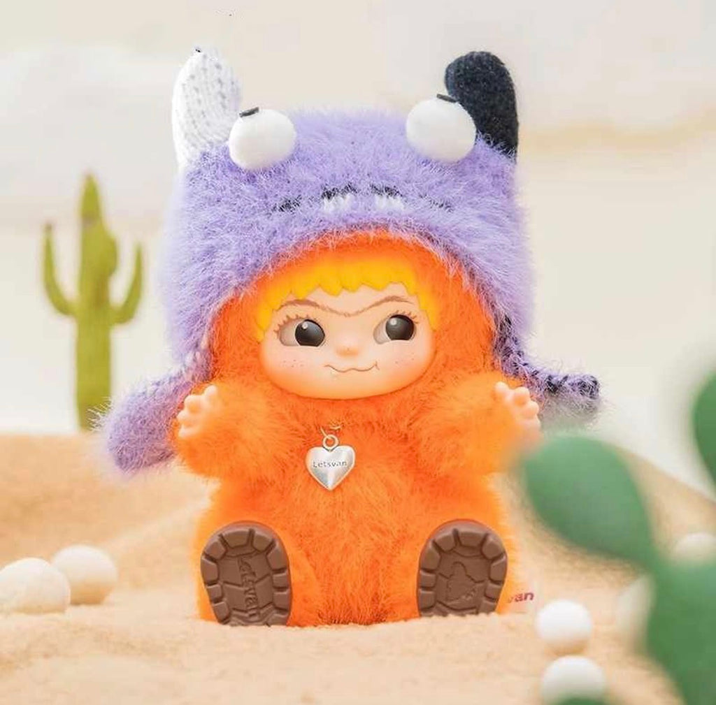 2026 Wakuku Party Series Fuzzy Vinyl Face Bag Pendant Keychain