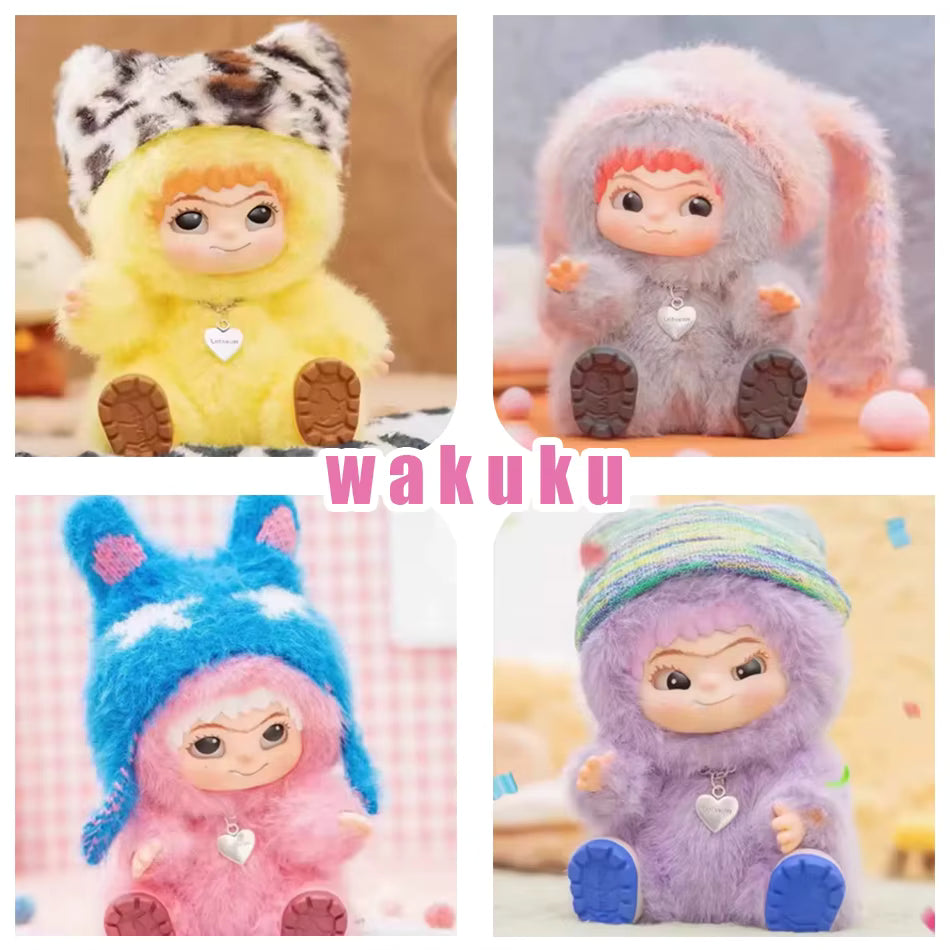 2026 Wakuku Party Series Fuzzy Vinyl Face Bag Pendant Keychain
